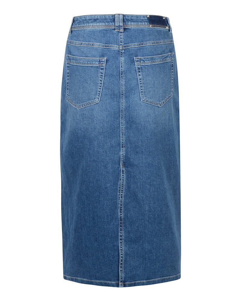 Jeanskjol spring paradise mellanblå denim