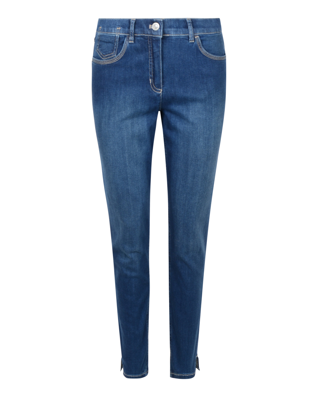Jeans Soline Best4me cropped ink blå denim