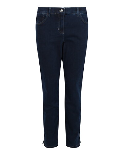 Jeans Soline Best4me cropped indigo blå denim