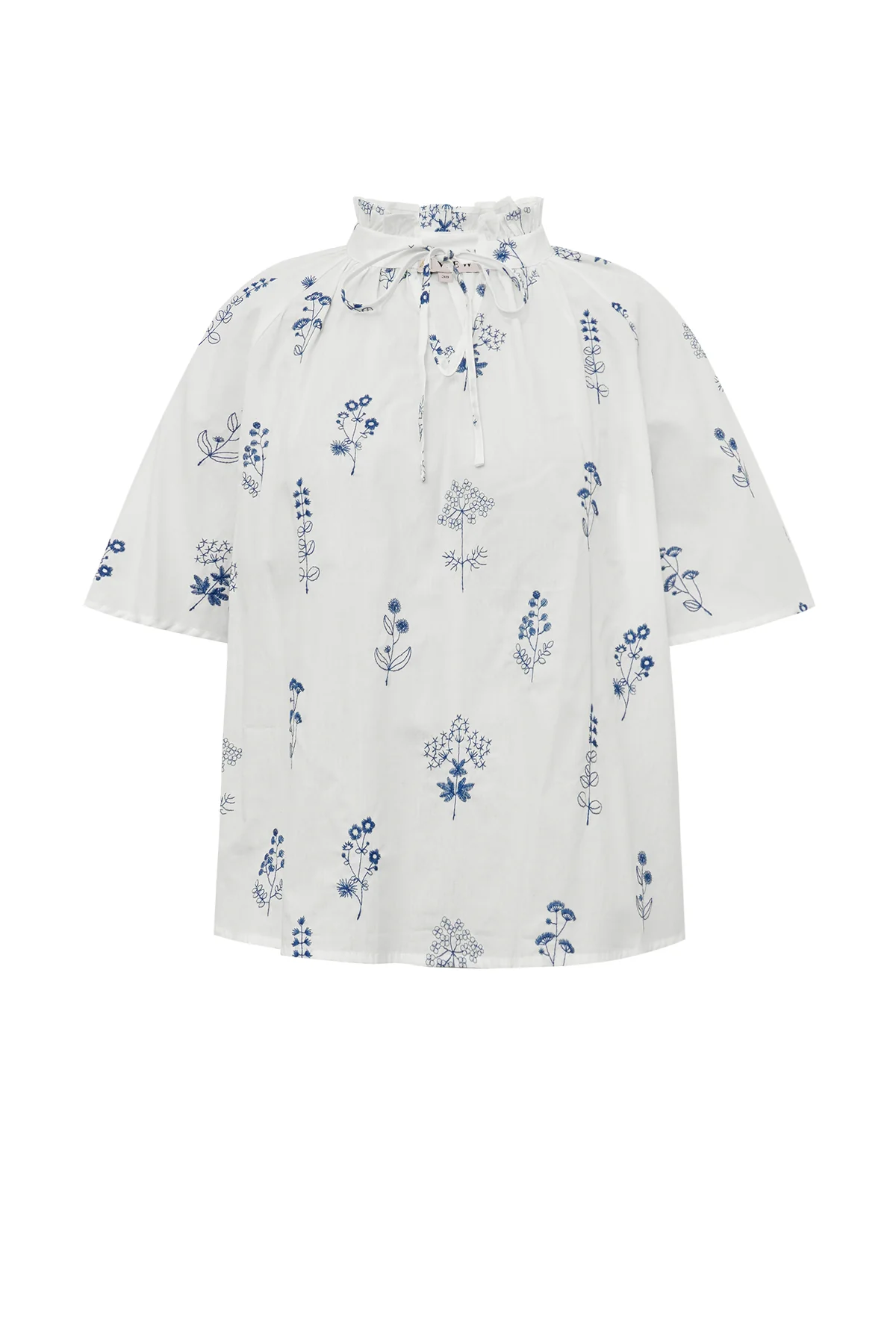 A-View -Agnelia Blouse White/Blue - 5