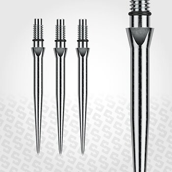 Winmau Switch Points - Smooth Silver