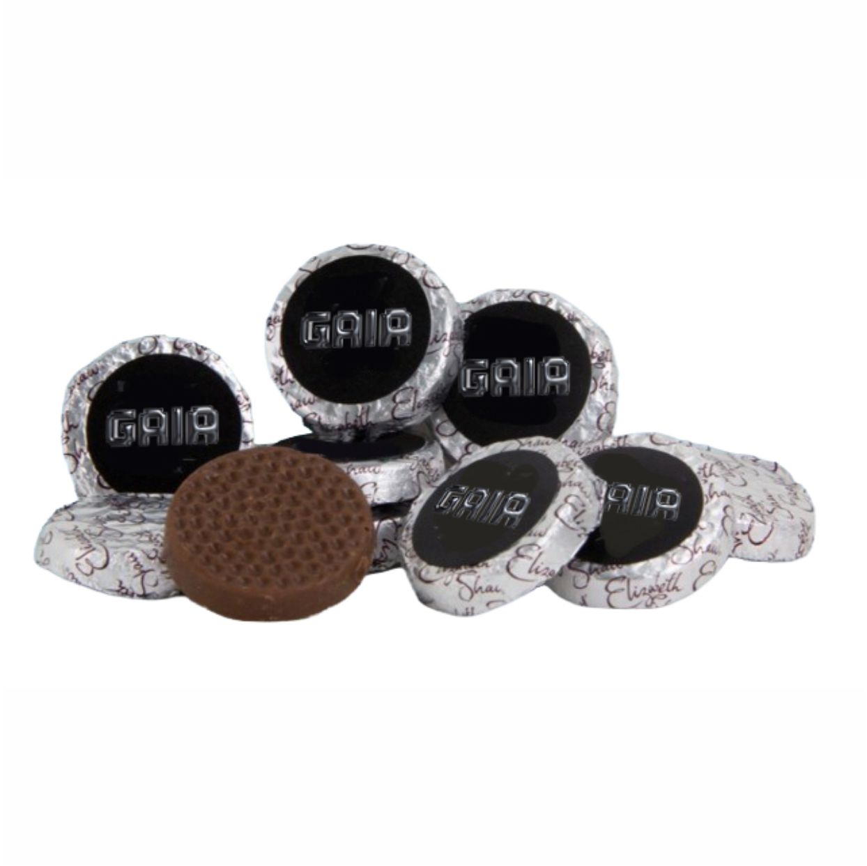 GAIA Choklad crisp Mjölkchoklad/mint Silver 300st/förp