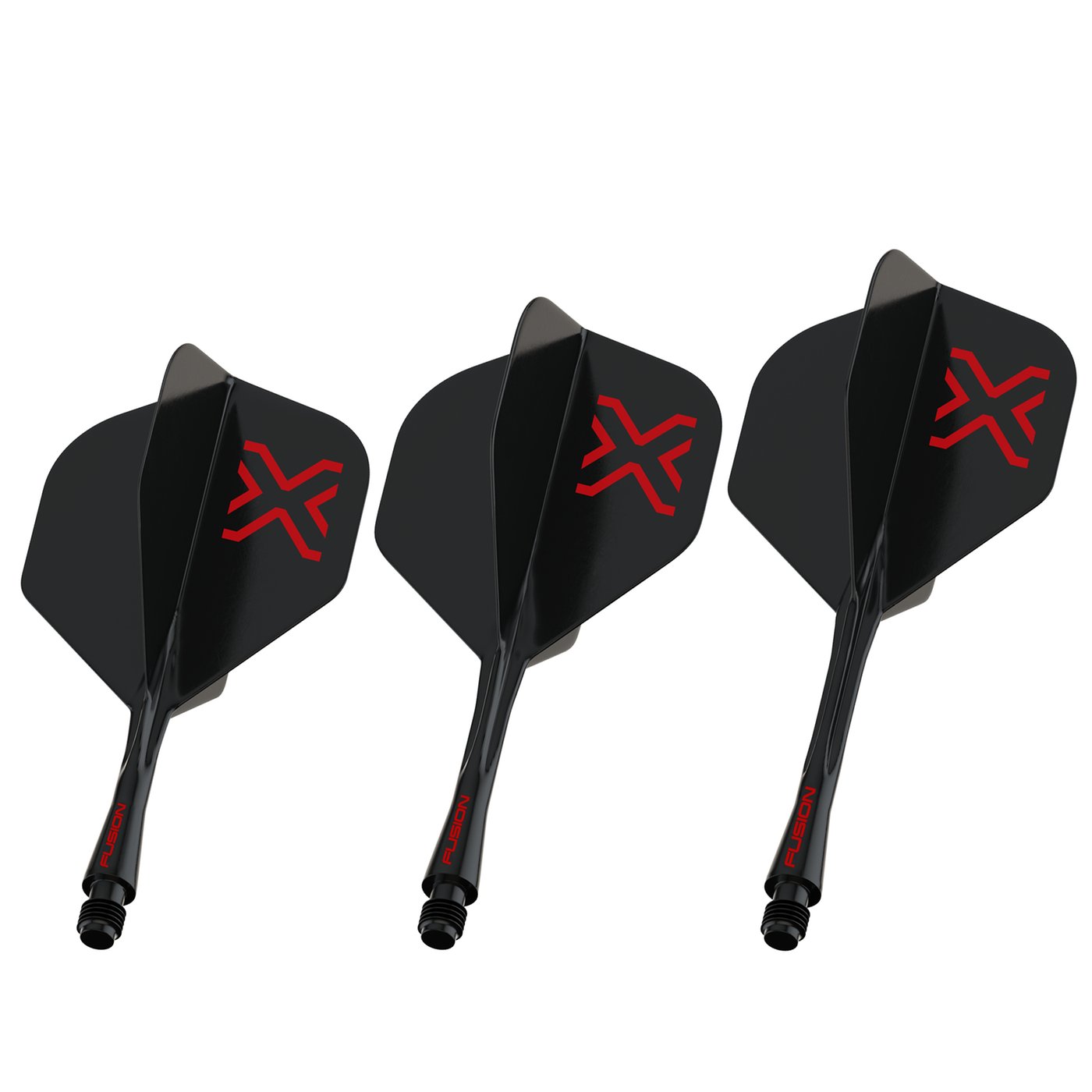 Winmau Blade X - Fusion Integrated Flight & Shaft Black