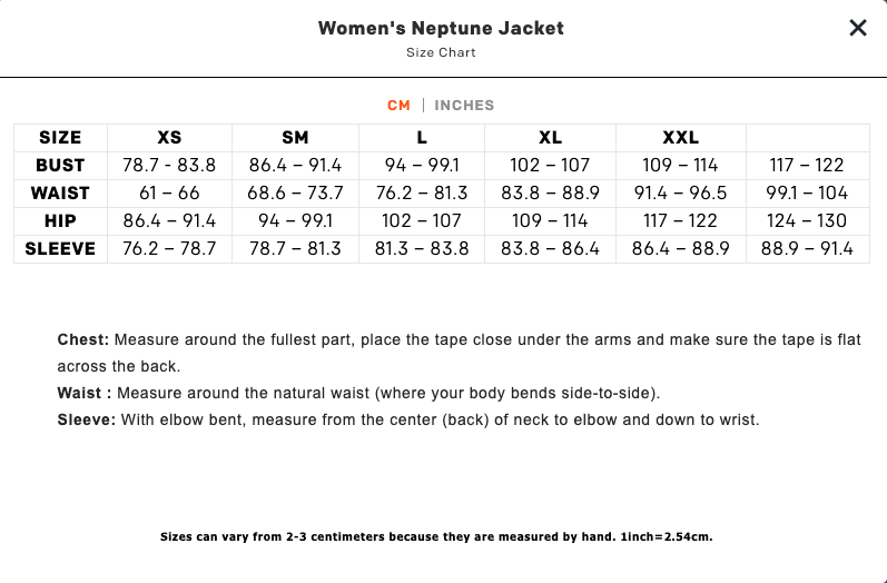 Regnjacka Neptune, Dam - 3