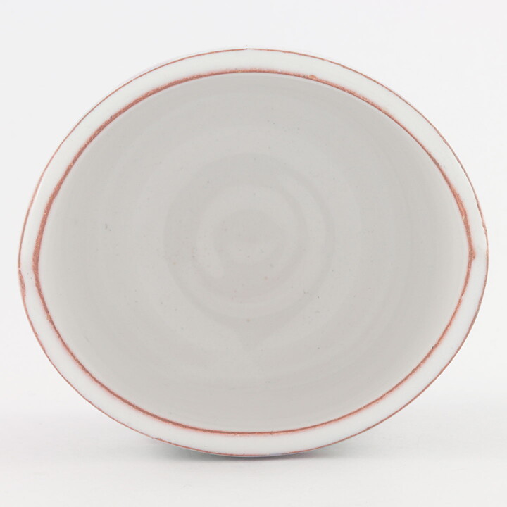 マリ・シムルソン  Djungelシリーズ  グリーン/チェリー色のボウル  7.5cm  1953年