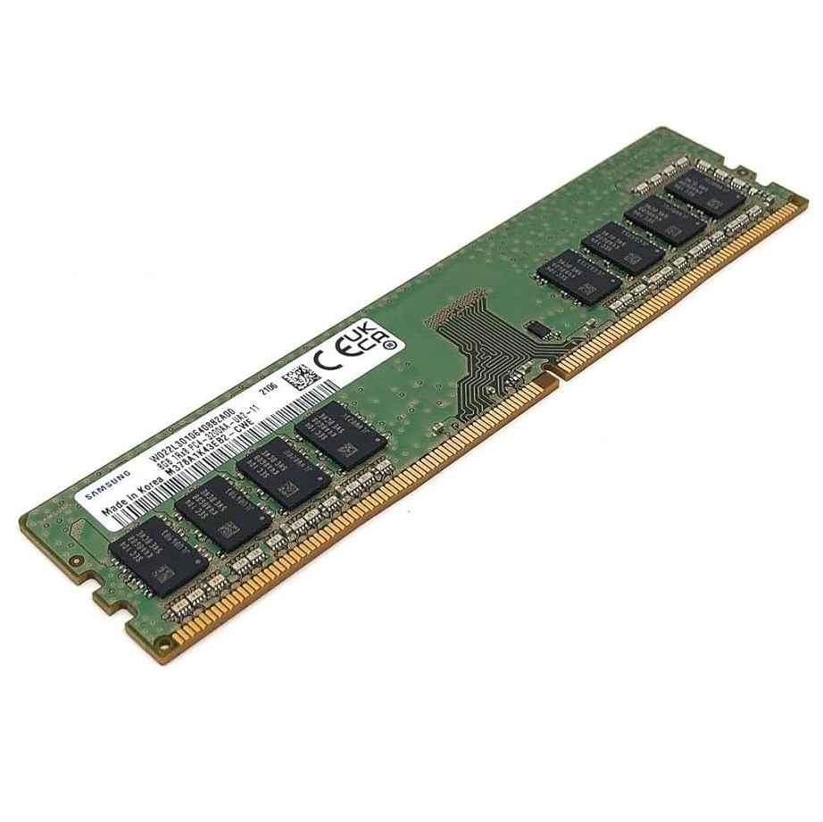 Begagnat Samsung 8GB DDR4 1Rx8 PC4-3200AA UDIMM 3200MHz Non-ECC M378A1K43EB2-CWE Ram Minne
