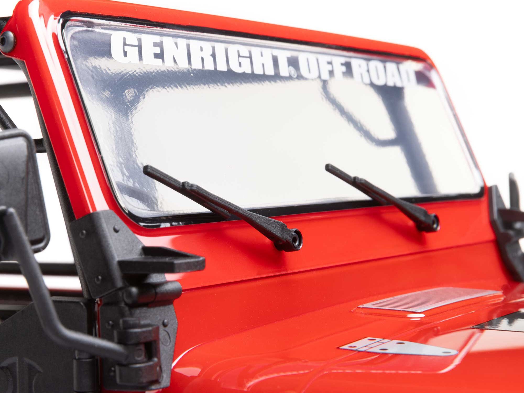 Axial 1/10 SCX10 III Jeep CJ-7 4X4 RTR Brushed Rock Crawler, Red - 15