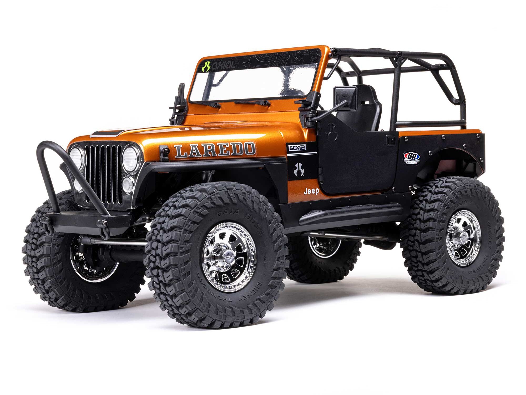 Axial 1/10 SCX10 III Jeep CJ-7 4X4 RTR Brushed Rock Crawler, Copper - 4