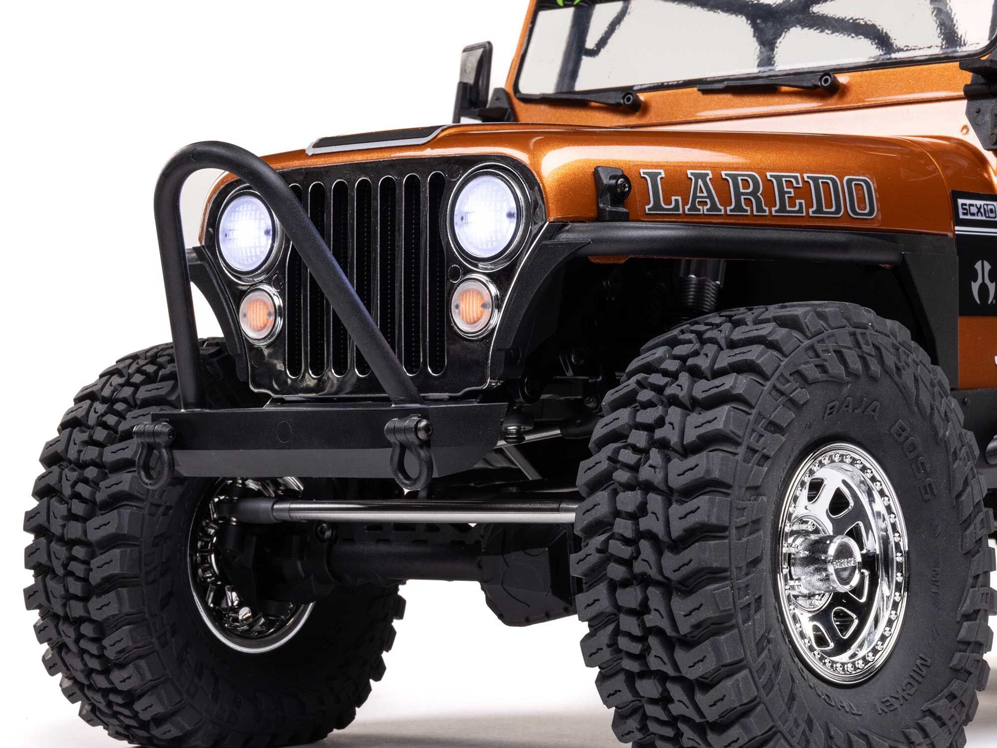 Axial 1/10 SCX10 III Jeep CJ-7 4X4 RTR Brushed Rock Crawler, Copper - 12