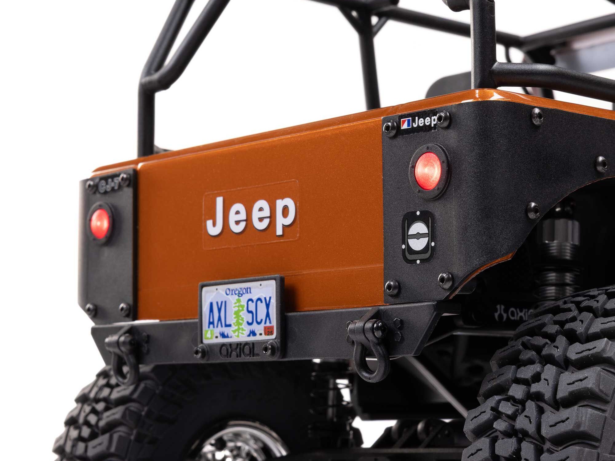 Axial 1/10 SCX10 III Jeep CJ-7 4X4 RTR Brushed Rock Crawler, Copper - 11
