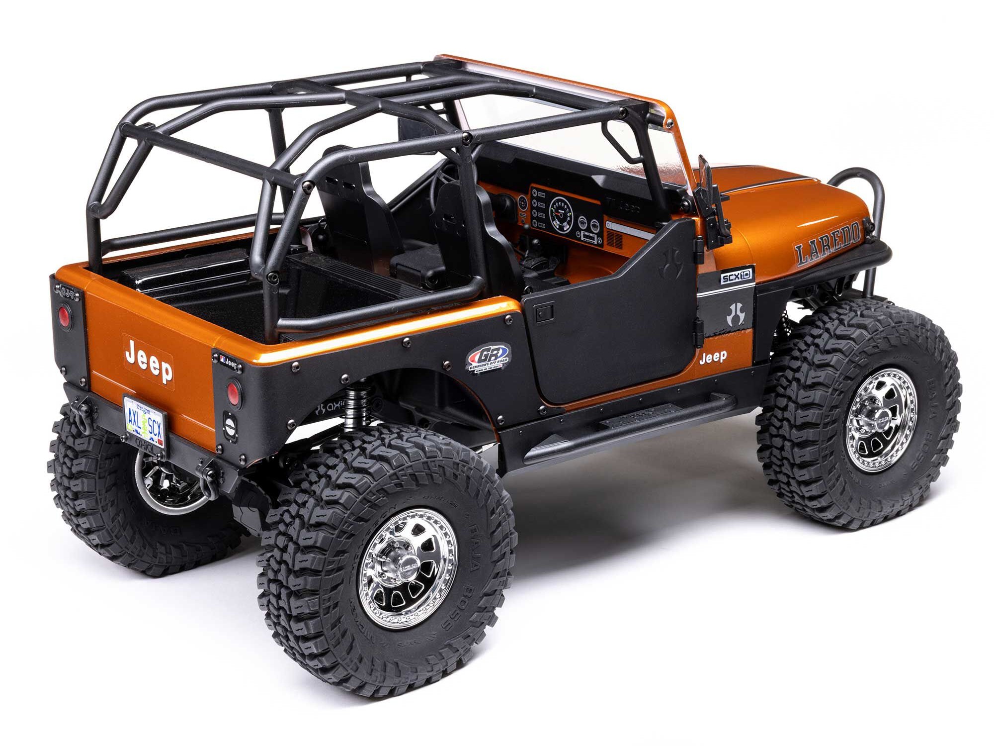 Axial 1/10 SCX10 III Jeep CJ-7 4X4 RTR Brushed Rock Crawler, Copper - 3