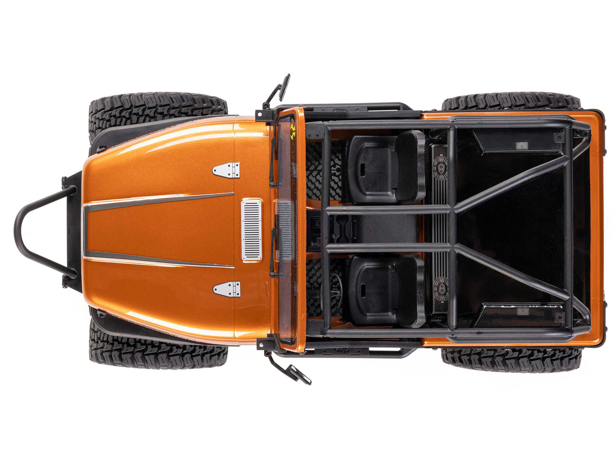 Axial 1/10 SCX10 III Jeep CJ-7 4X4 RTR Brushed Rock Crawler, Copper - 9