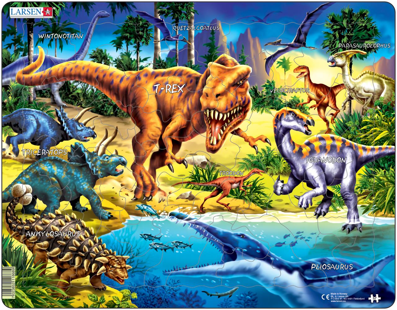 Rampussel Maxi Dinosaurier 57 bitar - 2