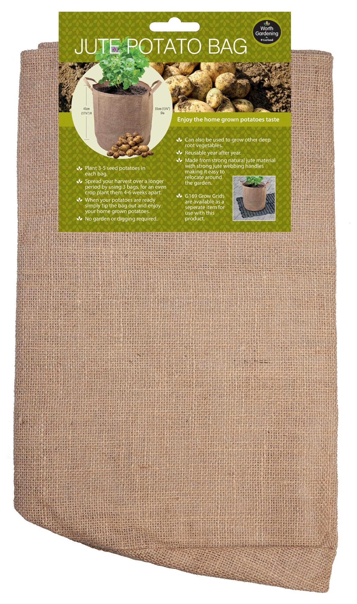 Odlingssäck potatis - Jute - Garland