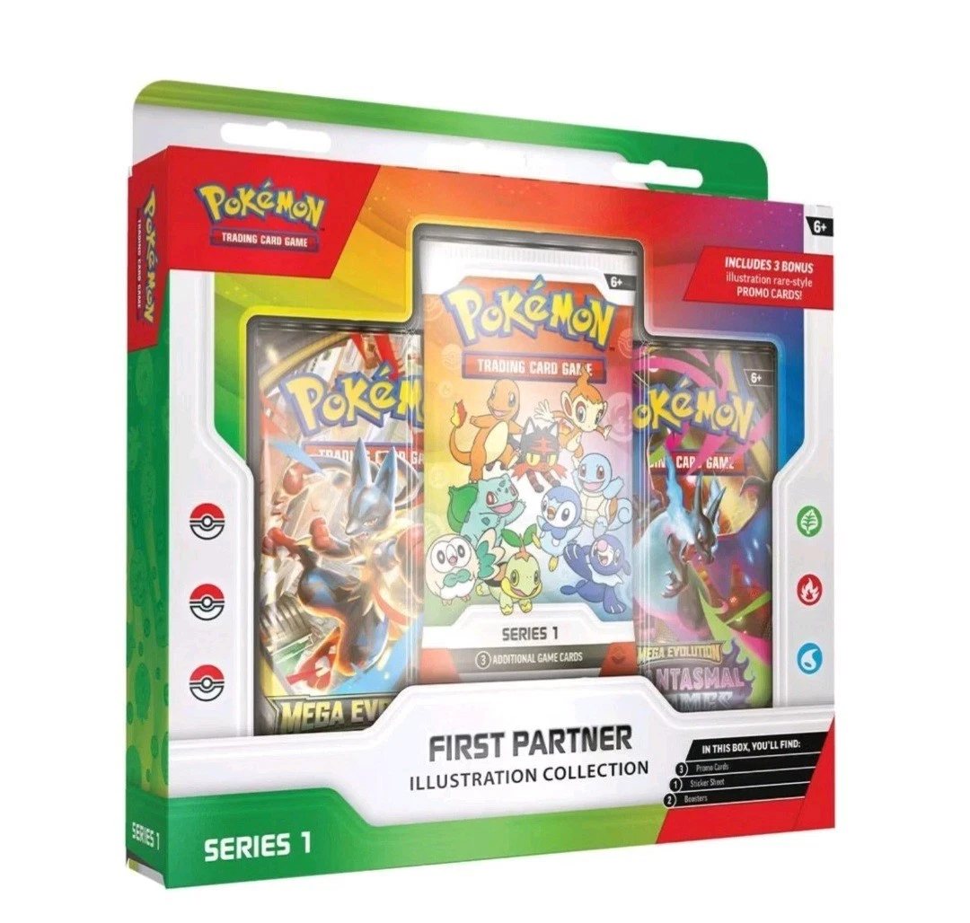 Pokemon First Partner Illustration Collection Series 1 