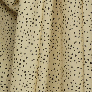Tryckt viskos beige med prickar