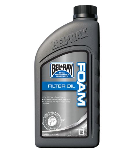 BEL-RAY Foam Air Filter Oil 1L Fullsyntetisk