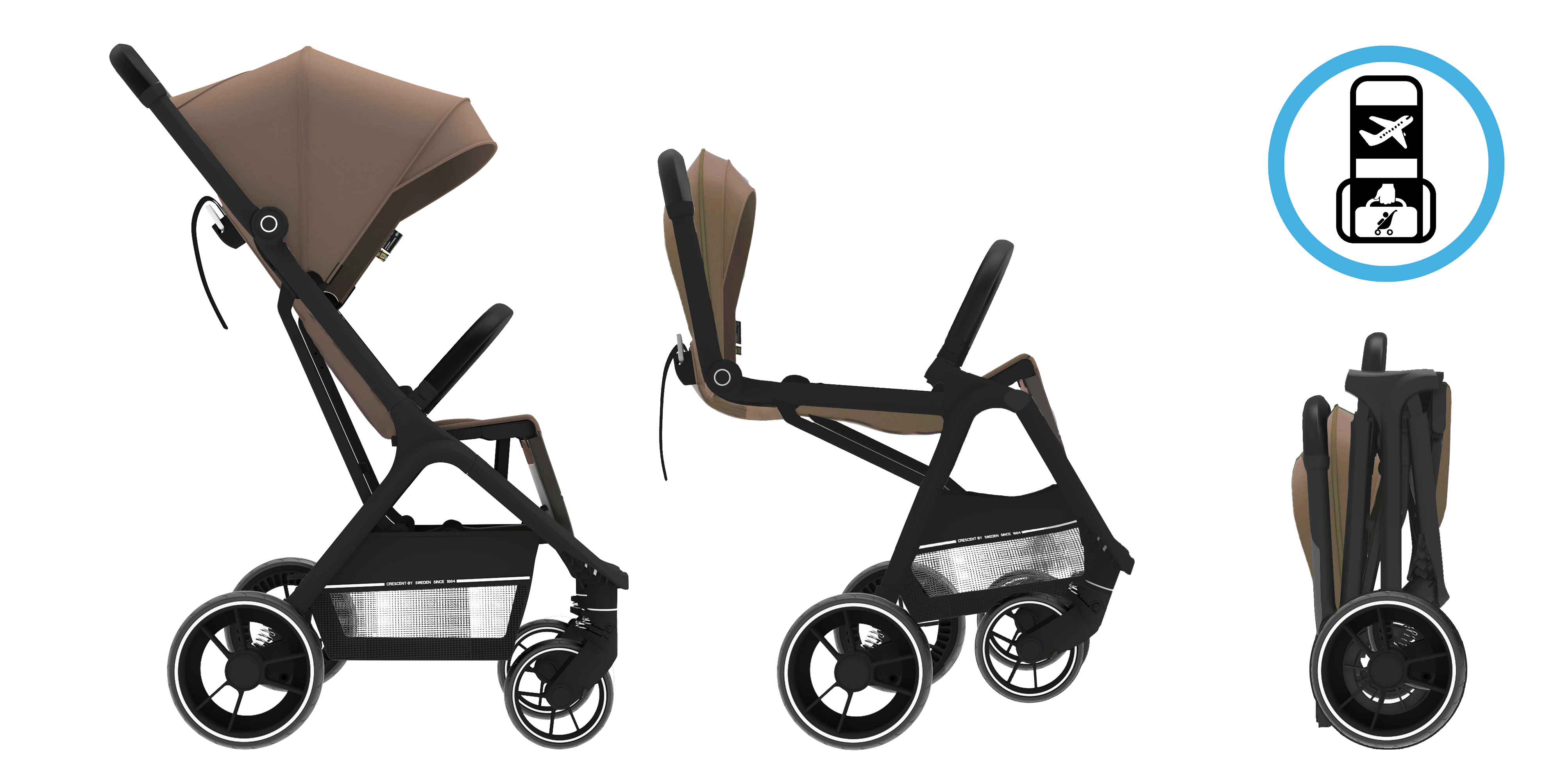 Crescent Smart Cross Country - Taupe - 5