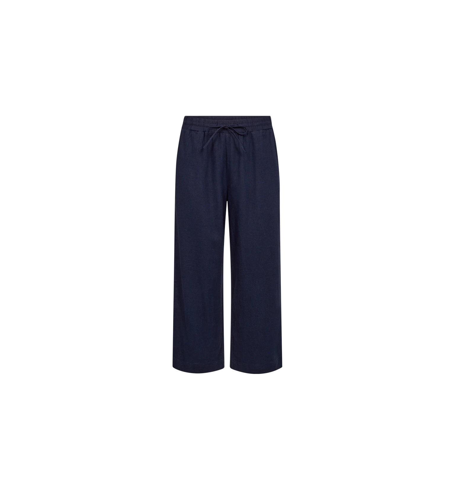 Freequent Lava 7/8 Linen Pants Navy