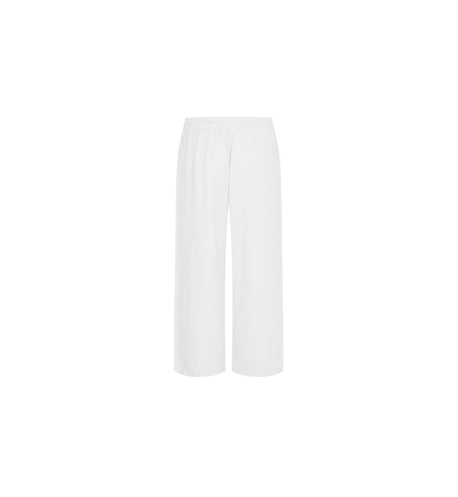 Freequent Lava 7/8 Linen Pants White - 2