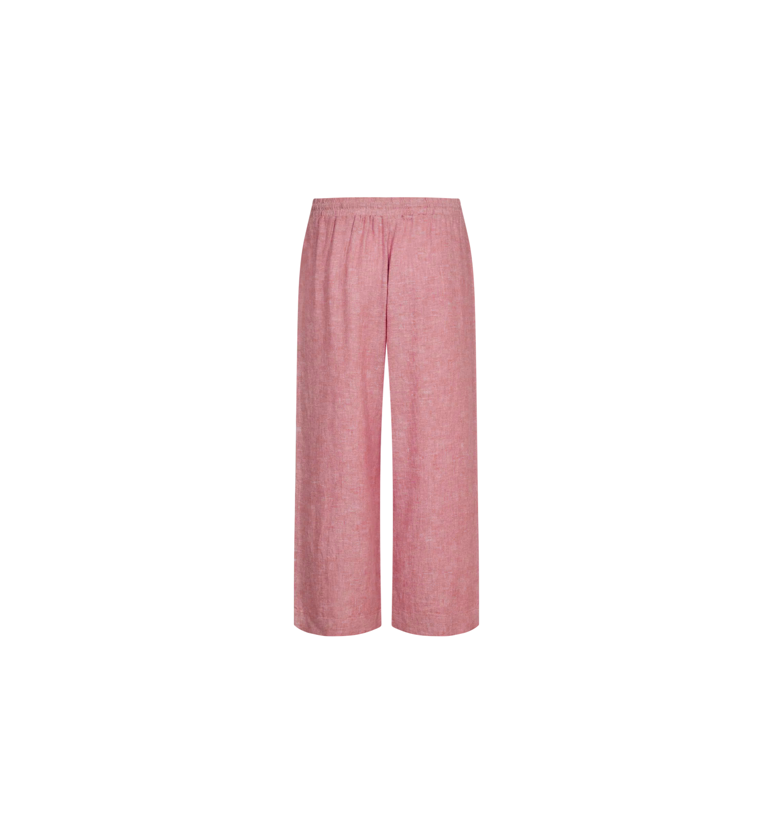 Freequent Lava 7/8 Linen Pants Pink - 2