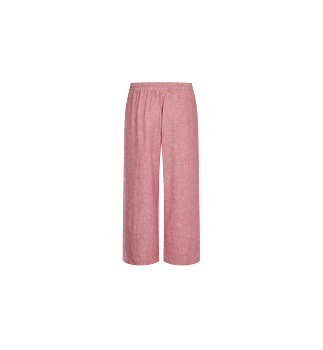 Freequent Lava 7/8 Linen Pants Pink