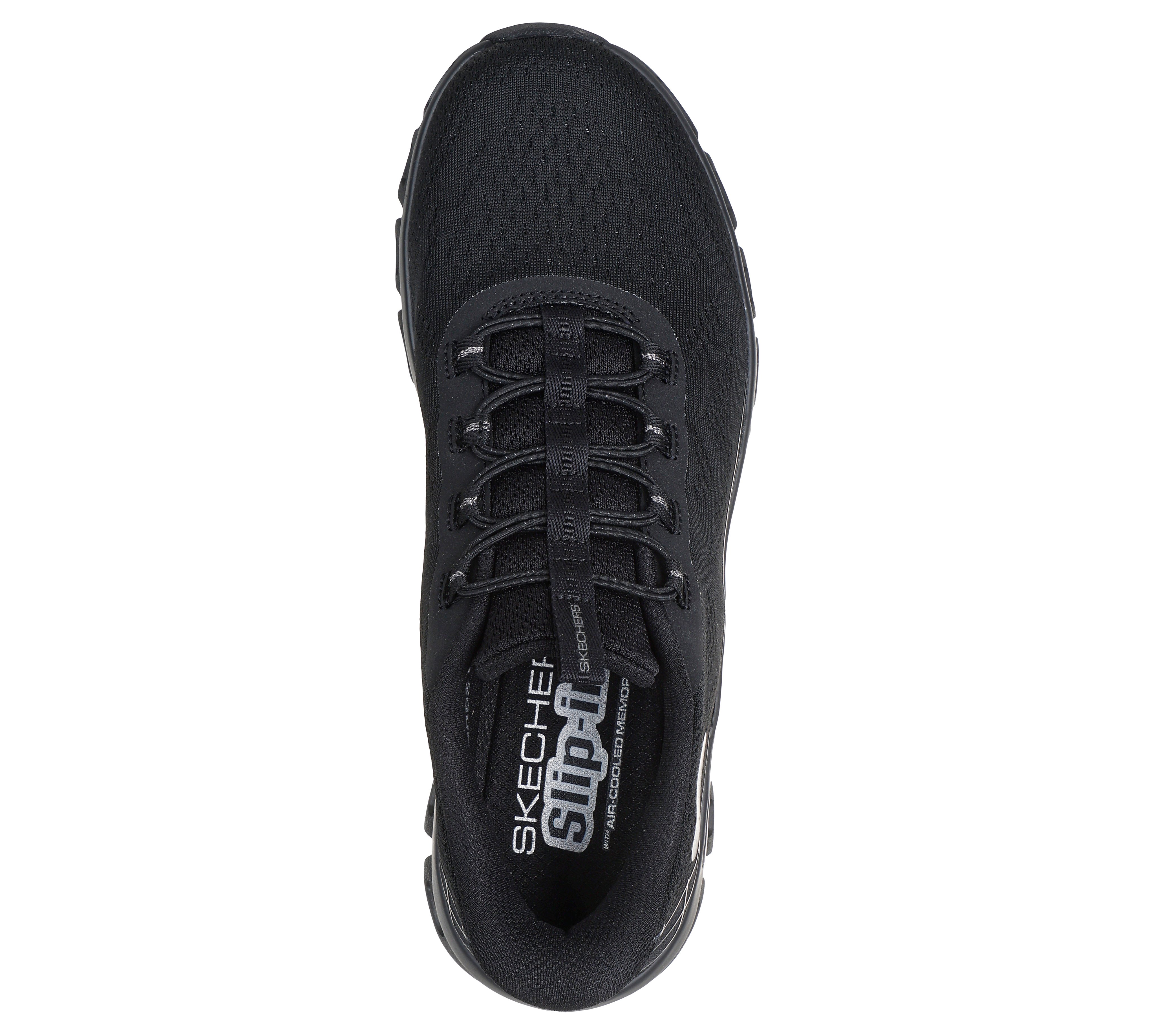 Skechers Slip-ins: Glide-Step Elevate - Amaze - Black - 4