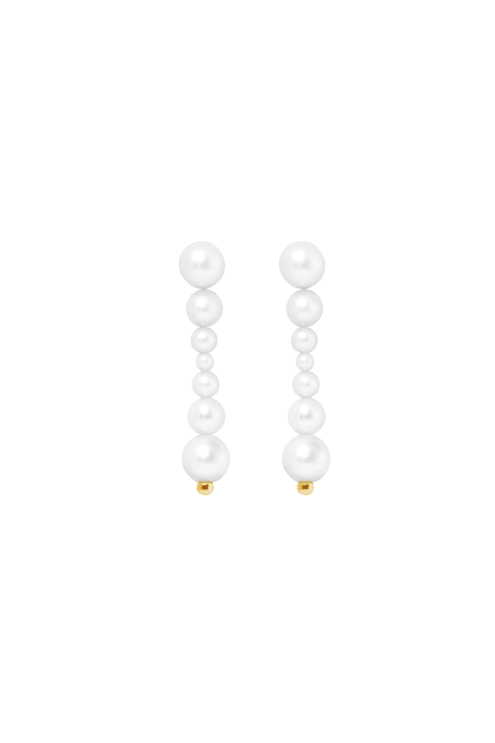 Molti Pearl Earrings 18 Karats Guld