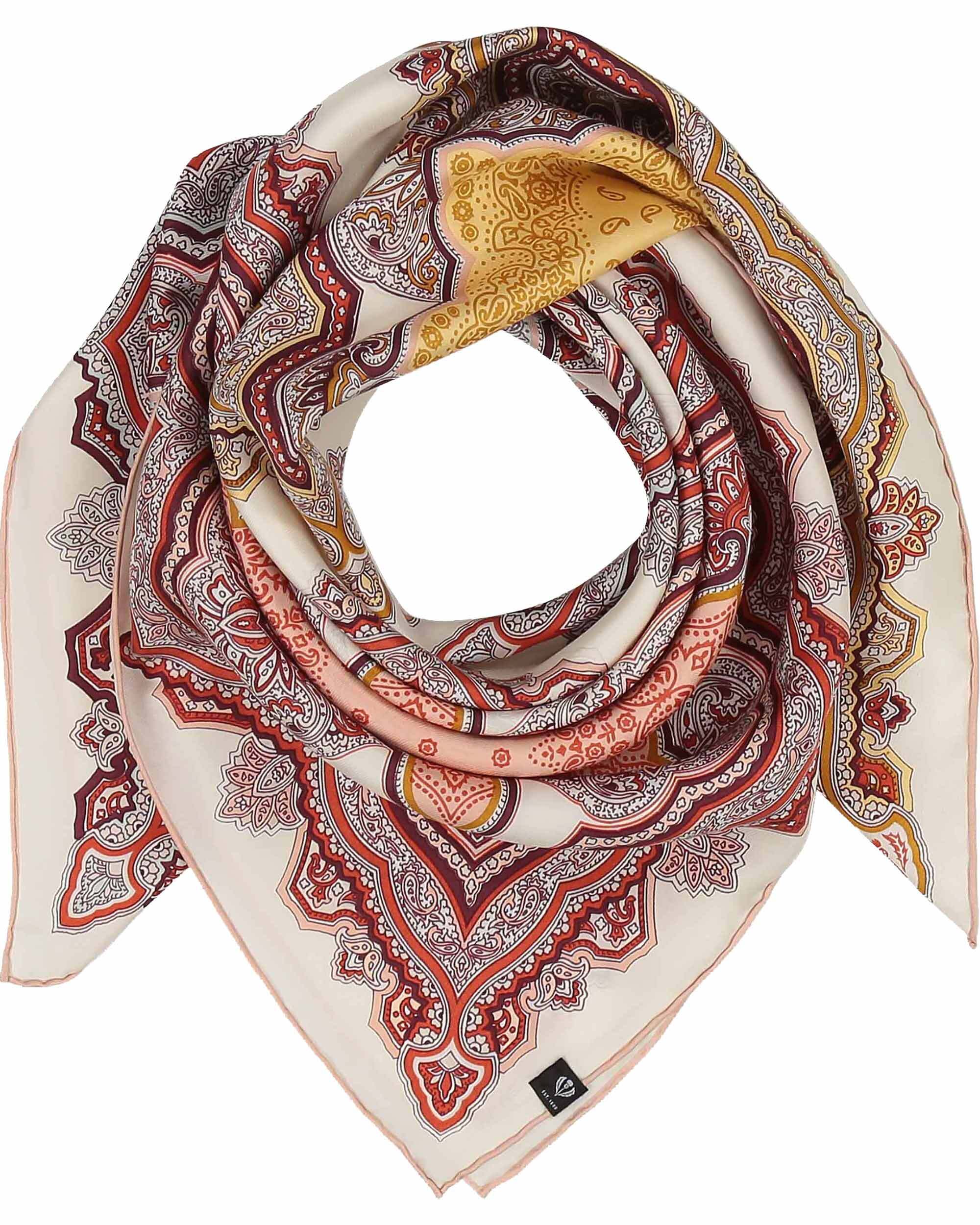 Mönstrad sidenscarf 88x88cm  säljs på Hospitalsgatan - 3