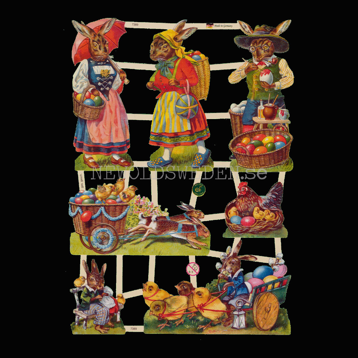 Påsk 16 x 23.5 cm - Bokmärke © Ernst Freihoff 7389