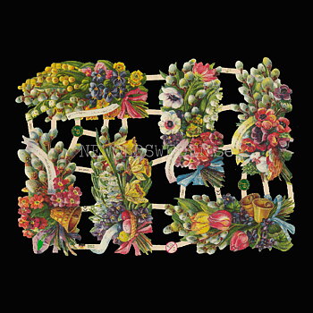 Påsk 16 x 23.5 cm - Bokmärke © Ernst Freihoff 7369 Glitter