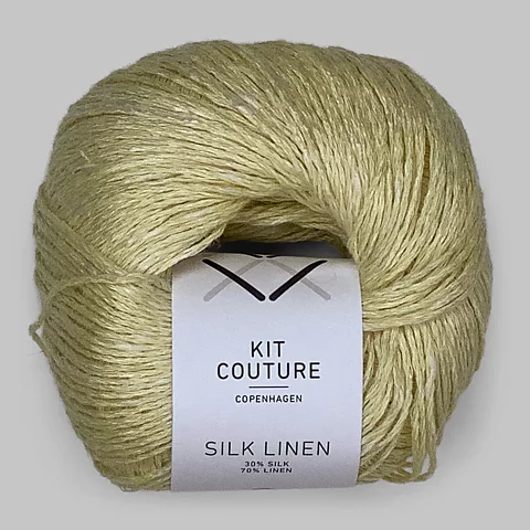 Silk Linen pastellgul