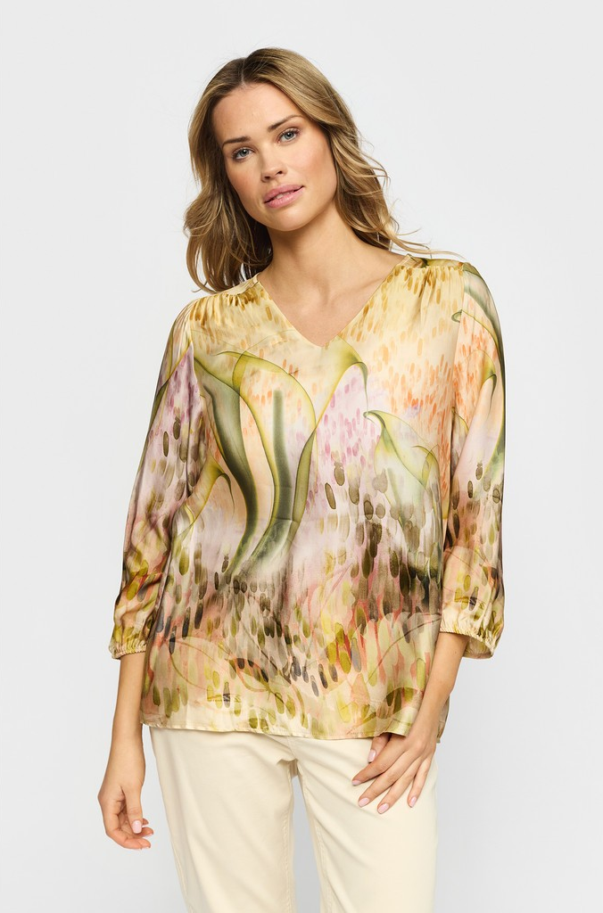 Smia Blouse - Sand - 2-Biz