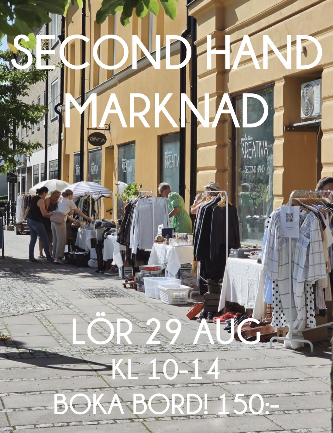 29 AUG - Second hand marknad på Gamla stans Kreativa