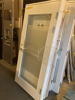 Innerdörr 10x21 Glas EI30/35dB
