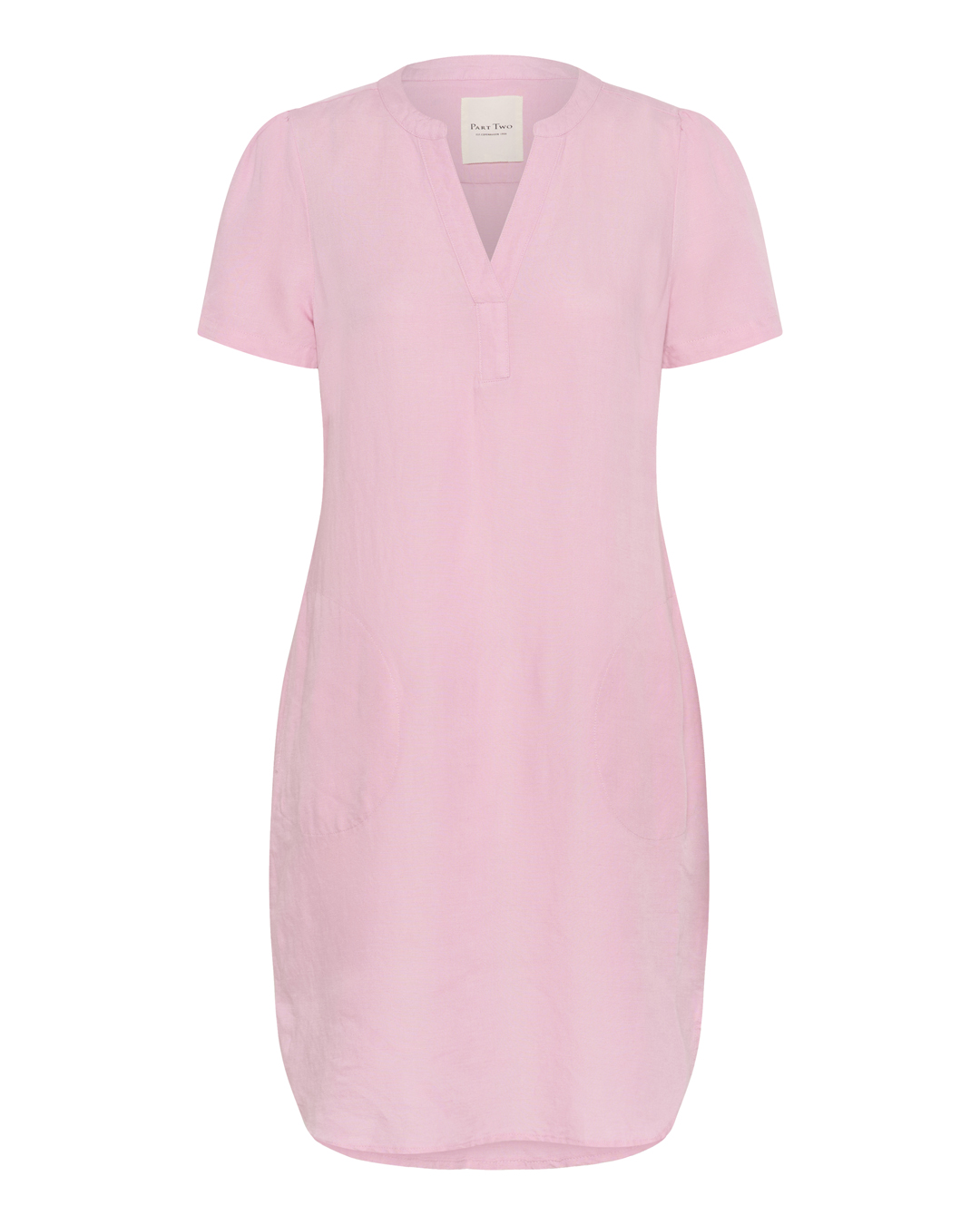 Klänning Aminase linneblandning rosa - 5
