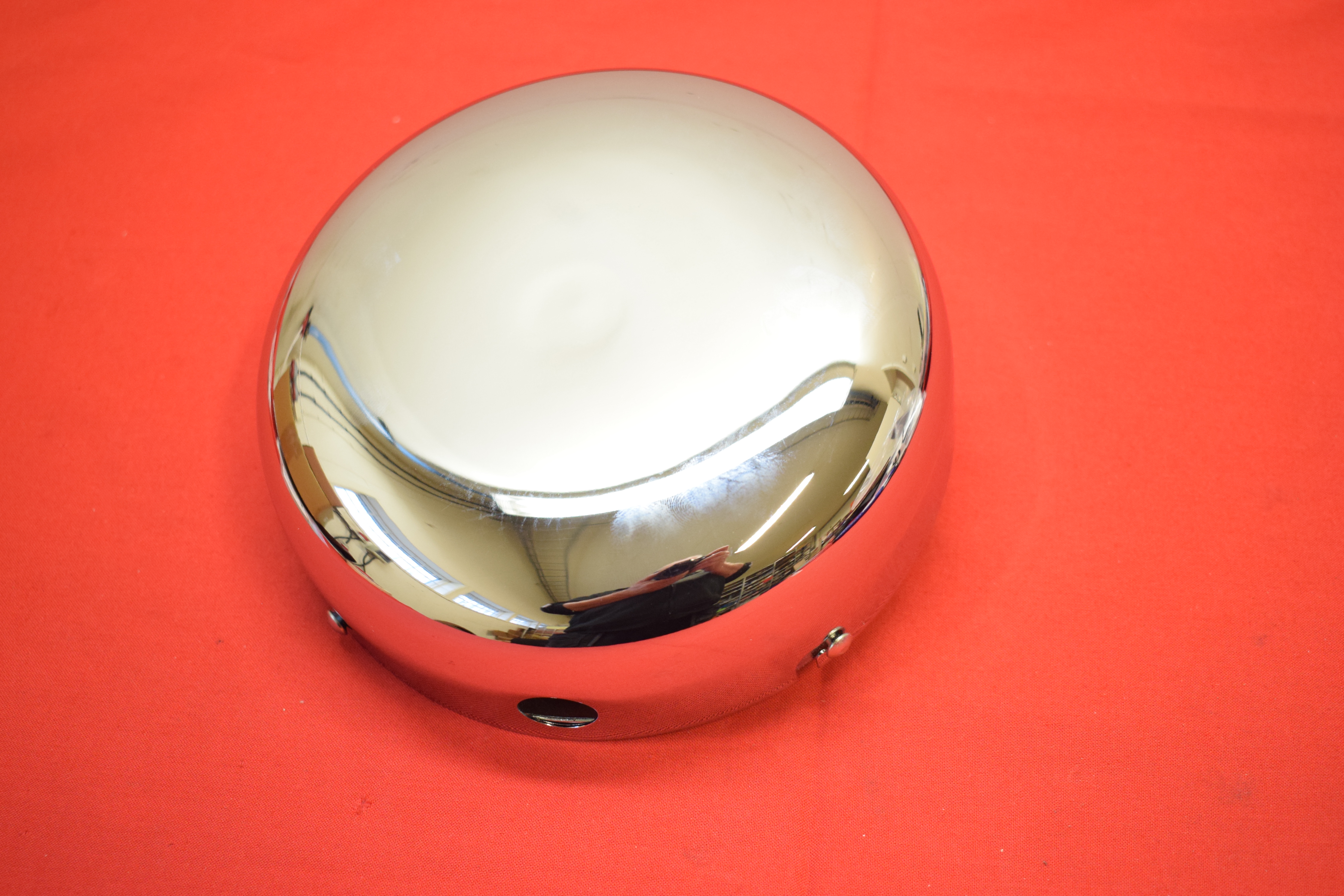 7"  Smooth J-Slot Air Cleaner Harley 1941-64, Chrome
