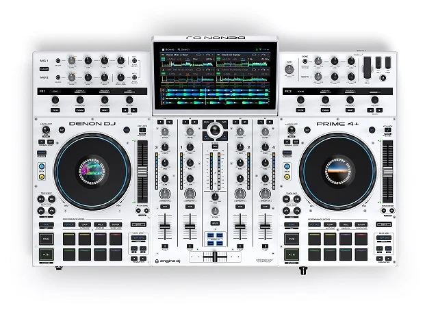 Denon DJ PRIME 4+ Special Edition White