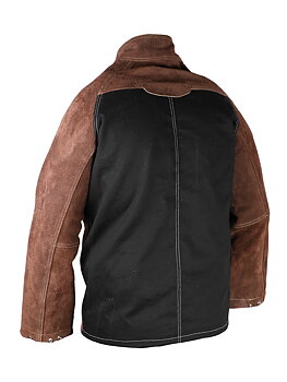 SVETSJACKA I SPALTLÄDER MED RYGG I PROBAN®, S/3XL