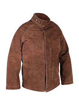 SVETSJACKA I SPALTLÄDER MED RYGG I PROBAN®, S/3XL