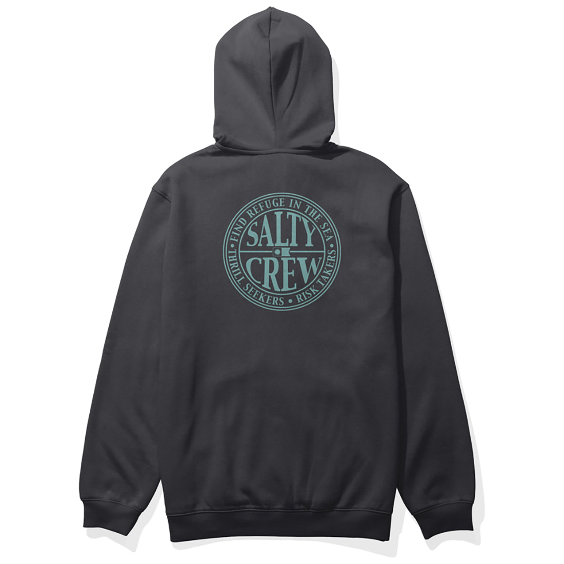 Salty Crew Zip Hoodie - Global Zip Black