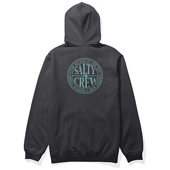 Salty Crew Zip Hoodie - Global Zip Black