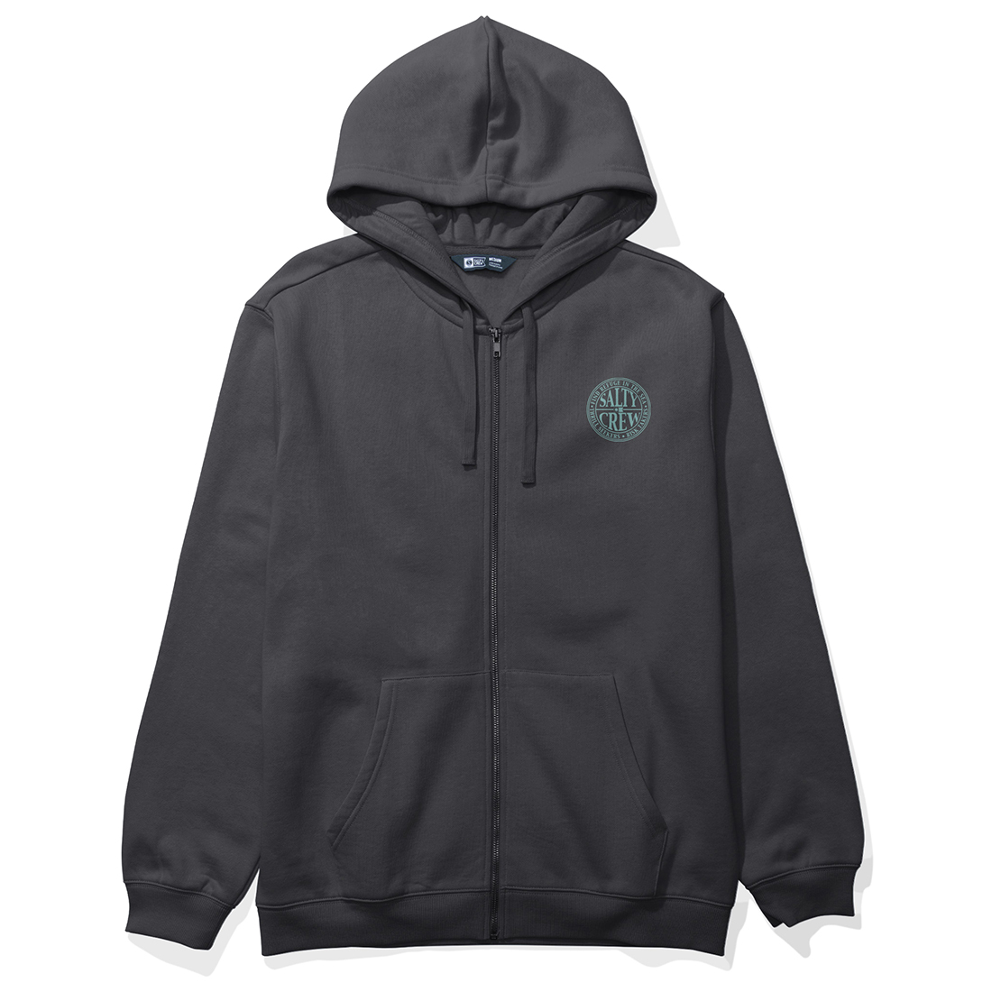 Salty Crew Zip Hoodie - Global Zip Black - 2