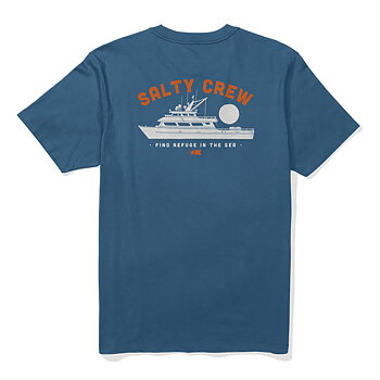 Salty Crew T-Shirt - Overnight Cast Blue