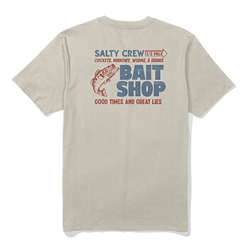 Salty Crew T-Shirt - Bait Shop Moonbeam