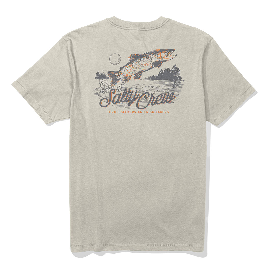 Salty Crew T-Shirt - Fish Fest Moonbeam