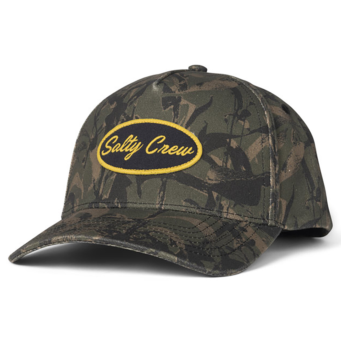 Salty Crew Cap - Upstream Strapback Olive Camo