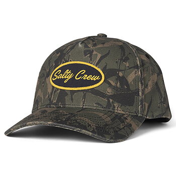 Salty Crew Cap - Upstream Strapback Olive Camo