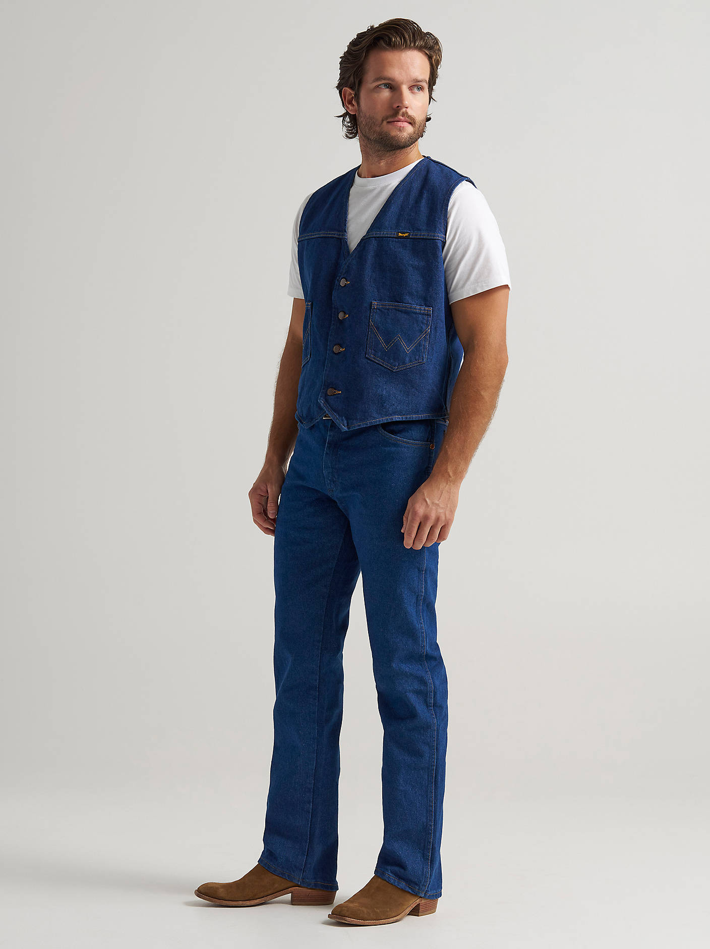 13 MWZ wrangler cowboycut prewashed - 3