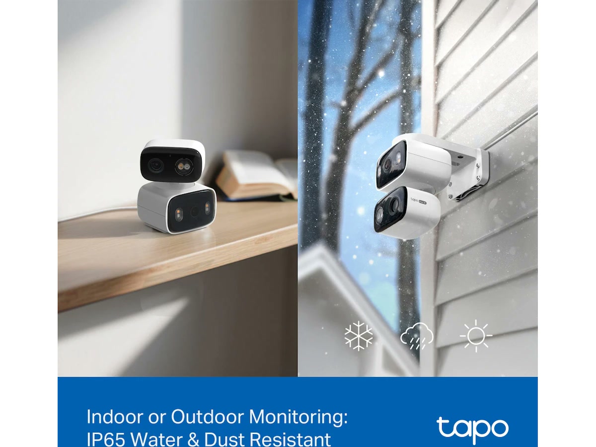Tapo C246D Dual Lens Pan/Tilt övervakningskamera - 10